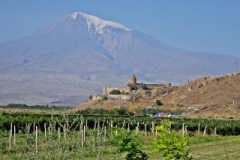 Armenien-Kloster-Chor-Virap-und-Berg-Ararat-1
